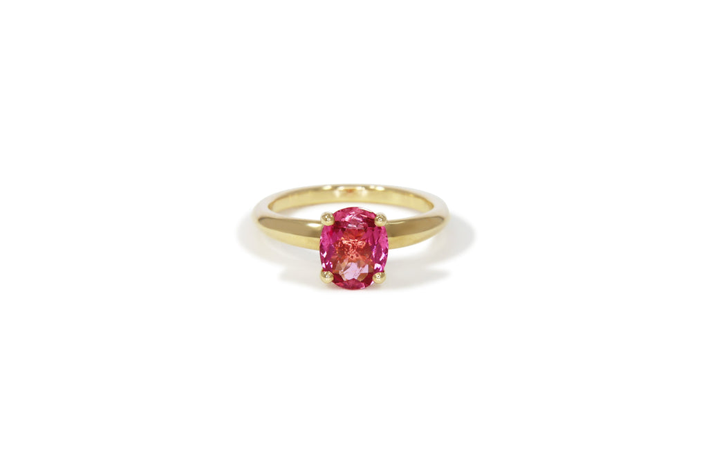 Ring NATURAE pink tourmaline.