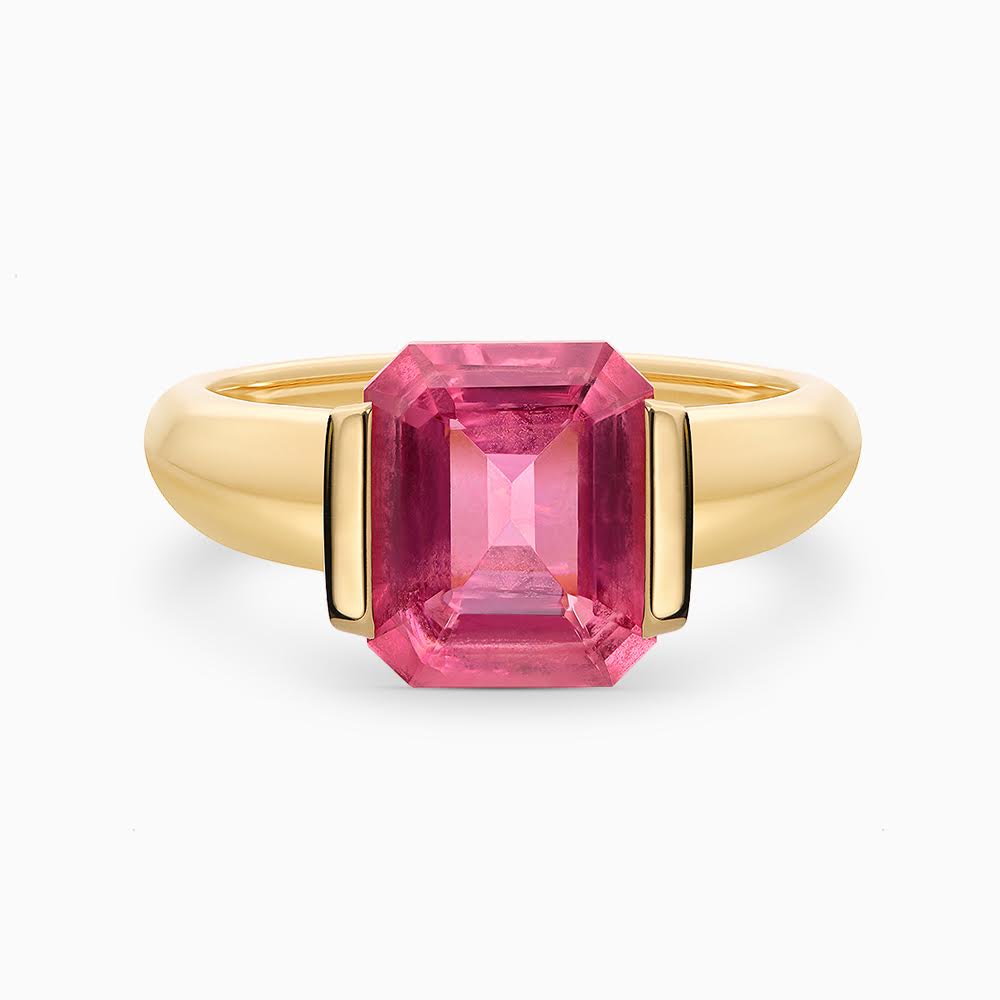Ring LIBRA pink tourmaline