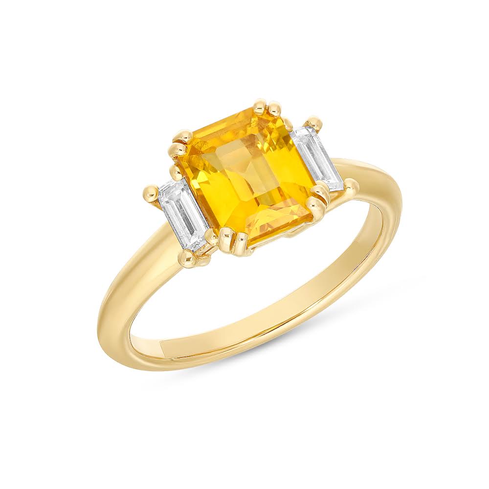 Ring Favi yellow sapphire