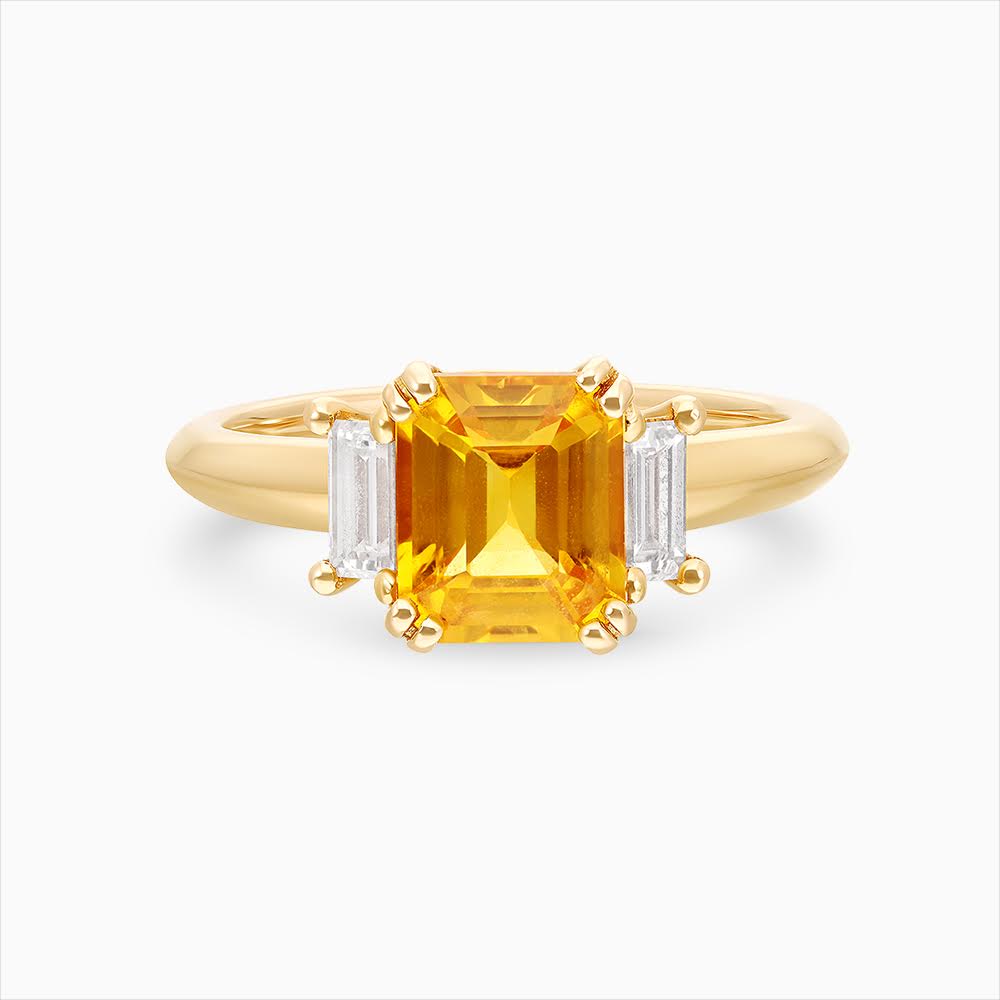 Ring Favi yellow sapphire