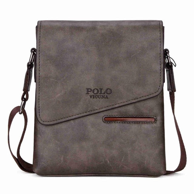 VICUNA POLO Vintage Frosted Leather Bag