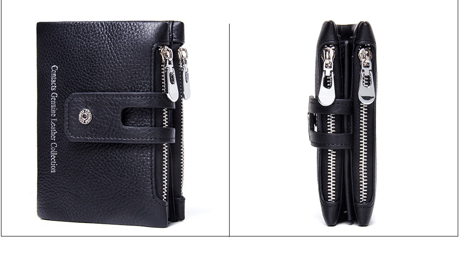 CONTACT'S 2018 Genuine Leather Men's Wallet