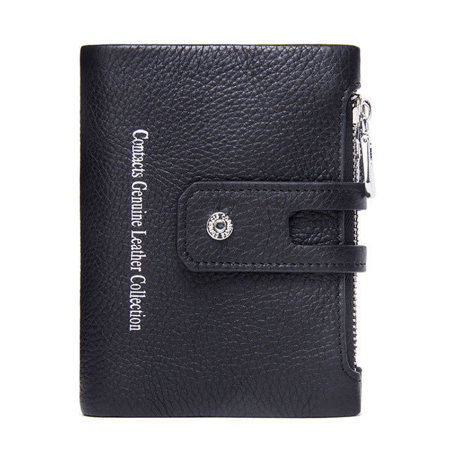 CONTACT'S 2018 Genuine Leather Men's Wallet