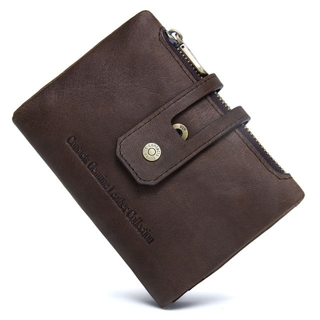 CONTACT'S 2018 Genuine Leather Men's Wallet