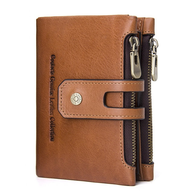 CONTACT'S 2018 Genuine Leather Men's Wallet