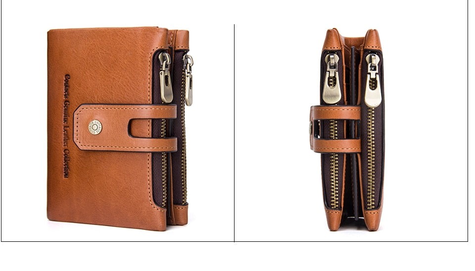 CONTACT'S 2018 Genuine Leather Men's Wallet