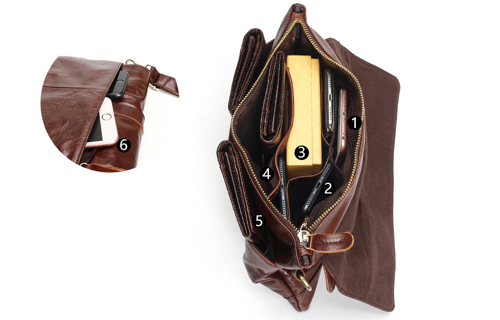 TAUREN Genuine Leather Handbag