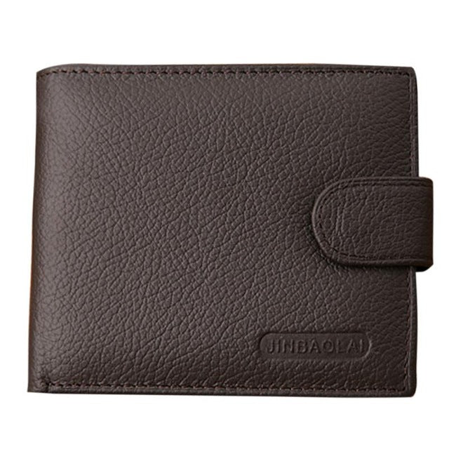 Men's Genuine Leather Wallet Cowhide Bifold